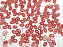 [Video] Red Coral (Dyed) Oval Cabochon 6x4mm 5pcs