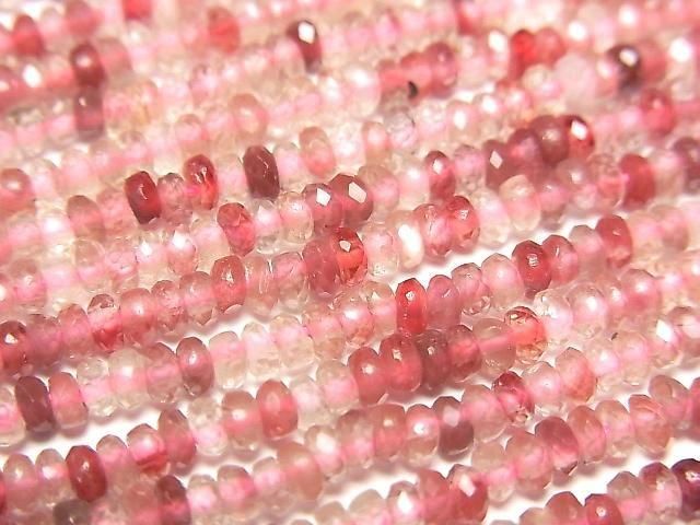 [Video] High Quality! Andesine AA++ Faceted Button Rondelle 3x3x2mm 1strand beads (aprx.15inch/36cm)
