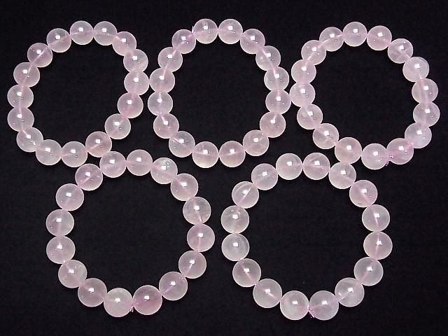 [Video] High Quality Rose Quartz AAA Round 13mm Bracelet