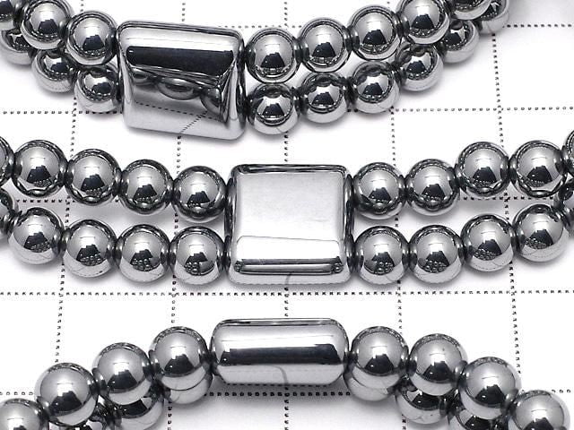 [Video] Terahertz 2 Hole Square 12x12x5.5mm & Round 5mm Bracelet