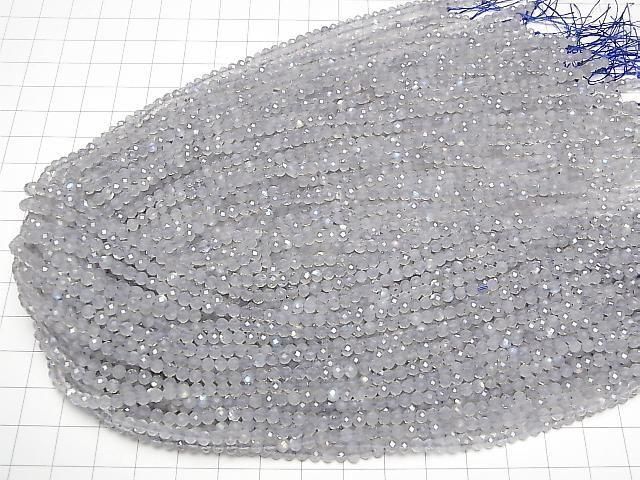 [Video]High Quality! Labradorite AA++ Small Size Faceted Round 3mm 1strand beads (aprx.15inch/36cm)