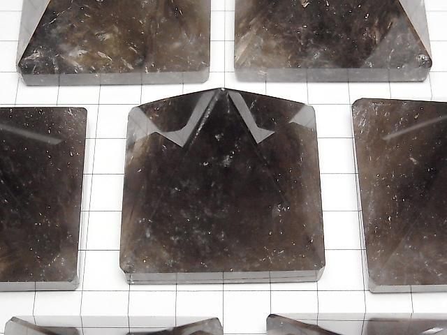 [Video] Smoky Quartz AA+ Pyramid Shape 1pc