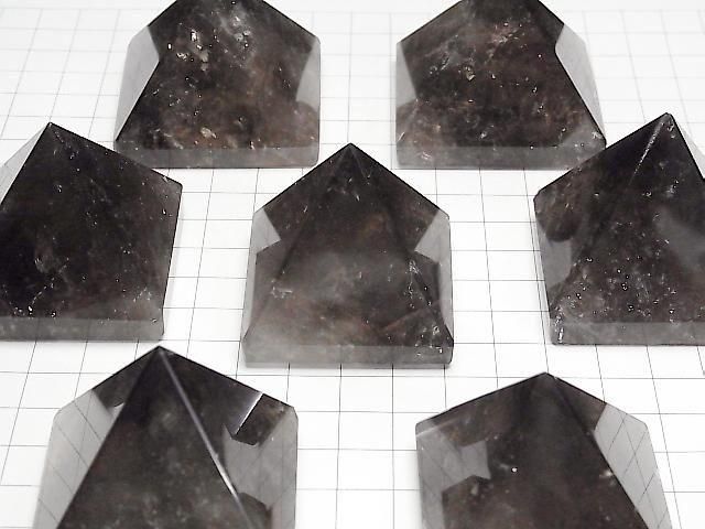 [Video] Smoky Quartz AA+ Pyramid Shape 1pc