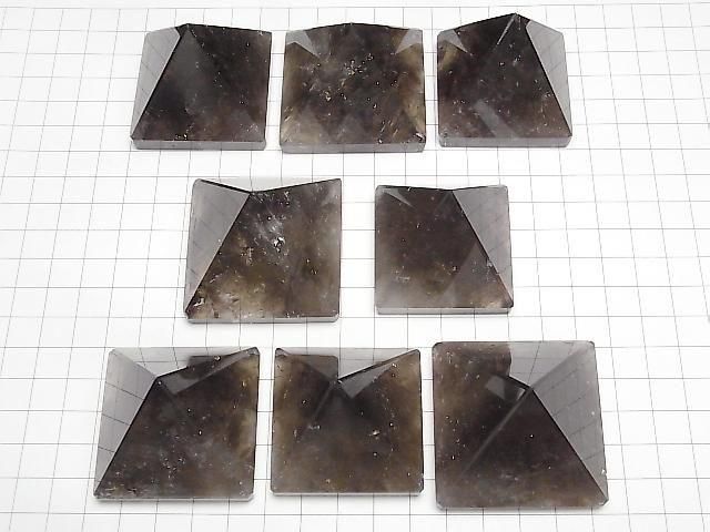 [Video] Smoky Quartz AA+ Pyramid Shape 1pc