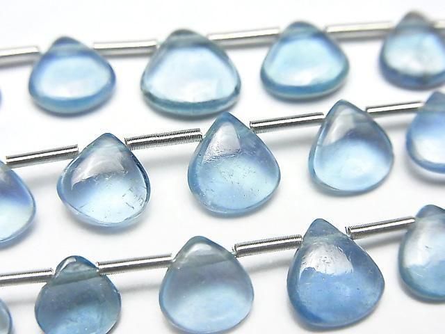 [Video] Aquamarine AAA- Chestnut (Smooth) 1strand beads (21 pcs)