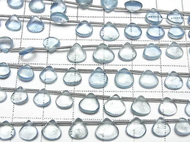 [Video] Aquamarine AA++ Chestnut (Smooth) 1strand beads (21 pcs)