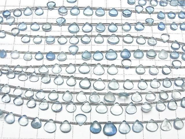 [Video] Aquamarine AA++ Chestnut (Smooth) 1strand beads (21 pcs)