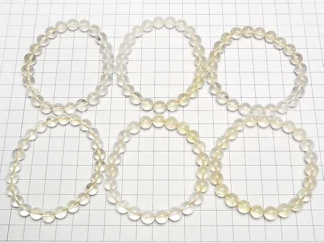 [Video] High Quality Lemon Quartz AAA- Round 8mm Bracelet