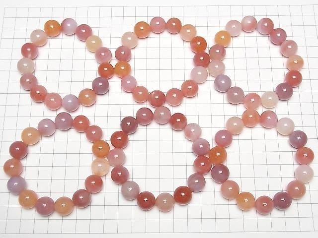 [Video] Apricot Agate Round 14mm Bracelet
