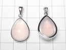 [Video] Star Rose Quartz AAA Pear shape 19x14mm Pendant Silver925 1pc