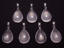 [Video] Star Rose Quartz AAA Pear shape 19x14mm Pendant Silver925 1pc