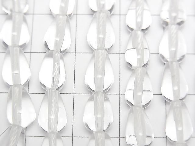 [Video] Crystal AAA- Vertical Hole Drop (Smooth) 9x6x6mm half or 1strand beads (approx. 15inch/38cm)