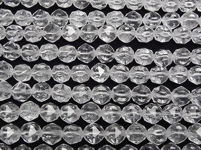 [Video] Crystal AA++ Star Faceted Round 10mm half or 1strand beads (approx. 15 inches/36 cm)