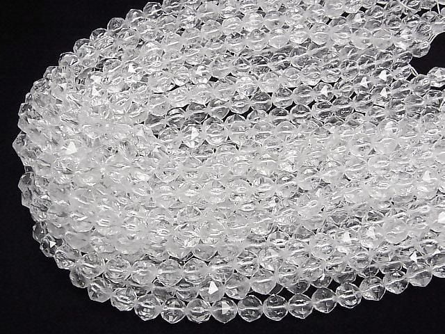 [Video] Crystal AA++ Star Faceted Round 10mm half or 1strand beads (approx. 15 inches/36 cm)
