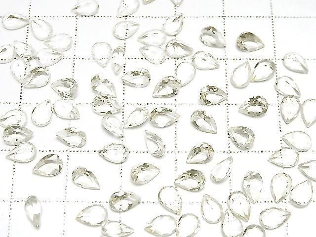 [Video]High Quality Scapolite Loose stone Pear shape Faceted 6x4mm 5pcs
