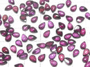 [Video]High Quality Rhodolite Garnet AAA Pear shape Cabochon 6x4mm 3pcs