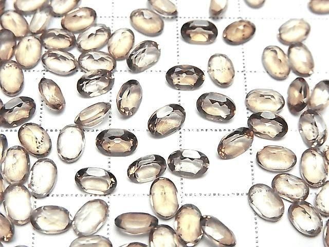 [Video] Brown Flash Crystal AAA- Loose Stone Oval Faceted 6x4mm 10pcs