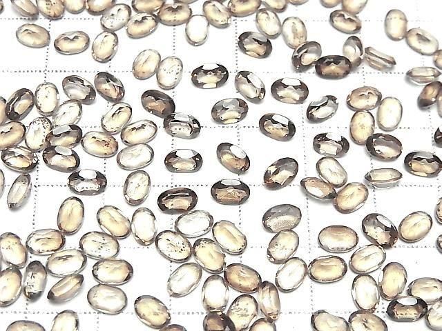 [Video] Brown Flash Crystal AAA- Loose Stone Oval Faceted 6x4mm 10pcs