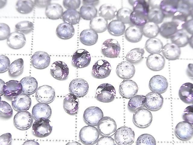 [Video] Purple Flash Crystal AAA- Loose stone Round Faceted 4x4mm 10pcs