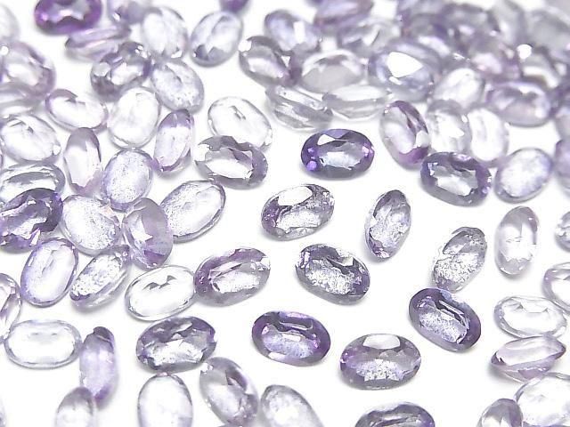 [Video] Purple Flash Crystal AAA- Loose stone Oval Faceted 6x4mm 10pcs