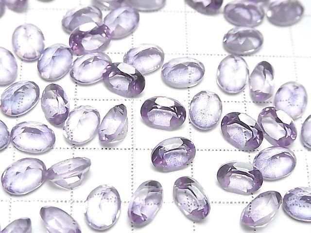 [Video] Purple Flash Crystal AAA- Loose Stone Oval Faceted 8x6mm 3pcs
