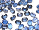 [Video] Blue Flash Crystal AAA- Loose stone Oval Faceted 8x6mm 3pcs