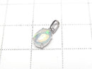 [Video][Japan] Ethiopian Opal AAA Oval Pendant 7x5mm [Pt900] 1pc