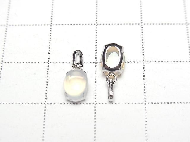 [Video][Japan] Ethiopian Opal AAA Oval Pendant 7x5mm [Pt900] 1pc