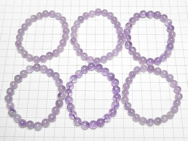 [Video] Amethyst AA++ Round 8mm Bracelet