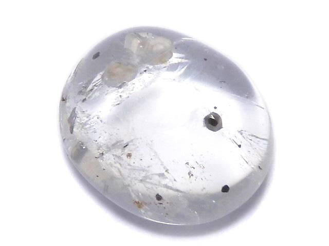 [Video][One of a kind] Pyrite in Quartz Loose stone 1pc NO.40