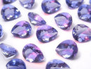 [Video] High Quality Color Change Fluorite AAA Loose Stone Pear Shape Faceted 10x8mm 1pc
