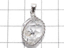 [Video][One of a kind] NYHerkimer Diamond Pendant Silver925 NO.7
