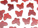 [Video] Red Agate Butterfly 8x6x2mm 2pcs