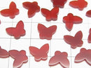 [Video] Red Agate Butterfly 10x8x2mm 2pcs