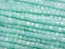 [Video] High Quality! Amazonite AA++ Cube Shape 2x2x2mm 1strand beads (aprx.15inch/37cm)