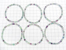 [Video] Multicolor Fluorite AAA Round 4mm Bracelet