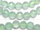 [Video] High Quality! Green Fluorite AAA-128 Faceted Round 8mm Bracelet