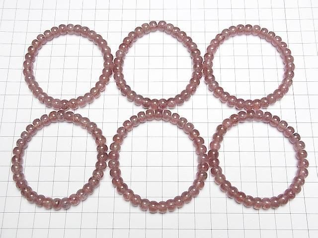 [Video] Pink Epidote AA+ Rondelle 7x7x5.5mm Bracelet
