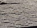[Video] Fresh Water Pearl AA White Potato Rondelle 4-5mm Pearl Coated 1strand beads (approx. 15 inches/38 cm)