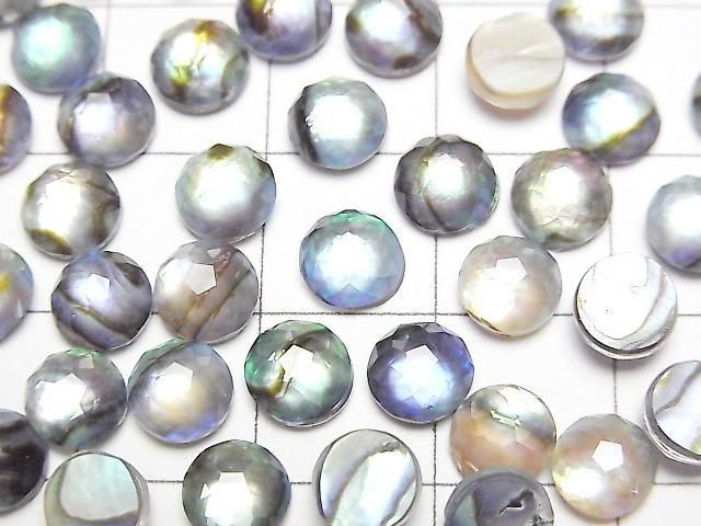 [Video] Abalone Shell x Crystal AAA Round Flower Shape 6x6mm 3pcs