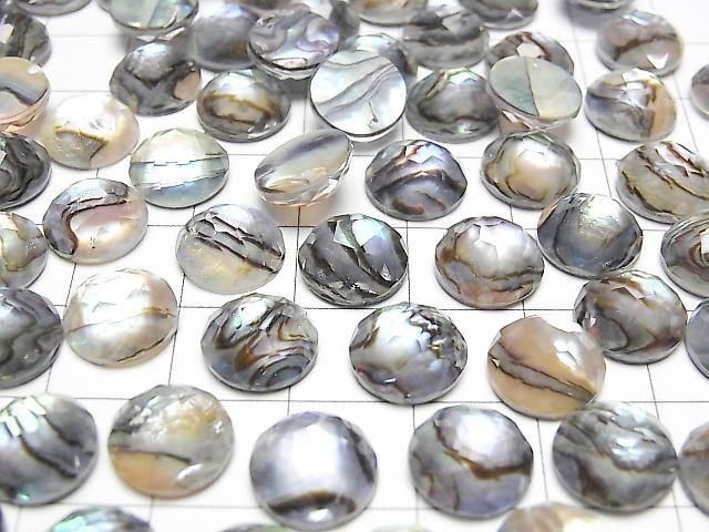 [Video] Abalone Shell x Crystal AAA Round Flower Shape 10x10mm 3pcs