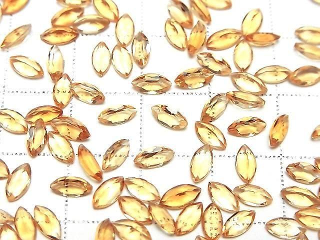[Video] High Quality Brandy Citrine AAA Loose Stone Marquise Faceted 6x3mm 10pcs