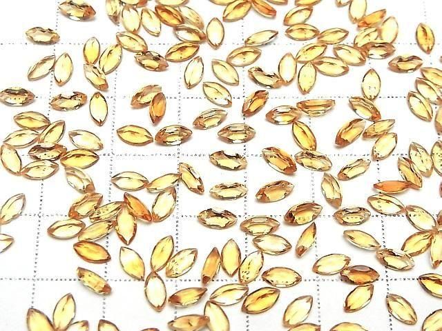 [Video] High Quality Brandy Citrine AAA Loose Stone Marquise Faceted 6x3mm 10pcs
