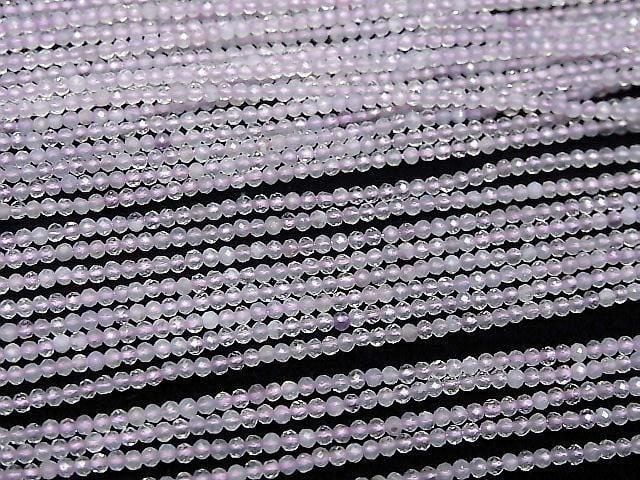 [Video] High Quality! Scorolite AA++ Faceted Round 2mm 1strand beads (approx. 15 inches/37 cm)