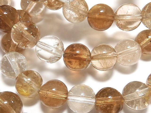 [Video] Brown Topaz AAA- Round [7mm][8mm] Bracelet