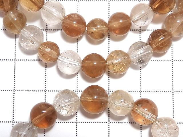 [Video] Brown Topaz AAA- Round [7mm][8mm] Bracelet