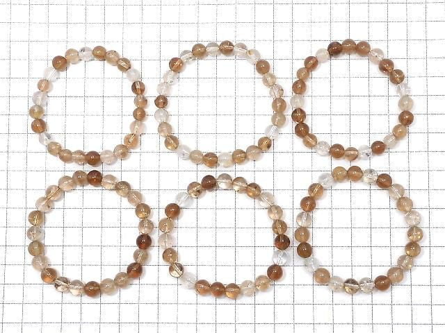[Video] Brown Topaz AAA- Round [7mm][8mm] Bracelet