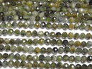 [Video] High Quality! Green Tourmaline AA+ Faceted Round 3mm 1strand beads (approx. 15 inches/36 cm)