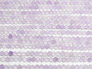 [Video] High Quality! Lavender Amethyst Faceted Round 4mm 1strand beads (approx. 15 inches/36 cm)