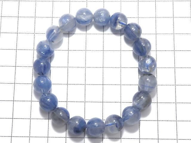 [Video][One of a kind] Kyanite AAA- Round 10mm Bracelet NO.1